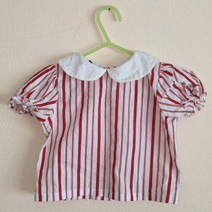Vintage 90s Collared Baby Blouse